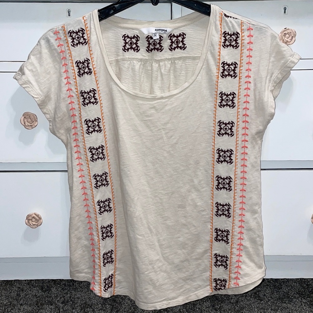 ‼️ Bundle 3/$20 - Sonoma Goods for Life Blouse with Stitching